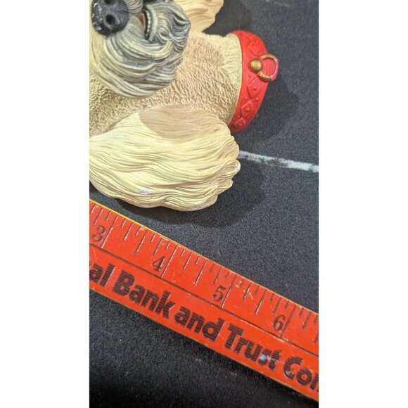 Bossons Congleton Poodle Chalkware Wall Plaque Vintage Dog Art 5" England Handma - Picture 5 of 6